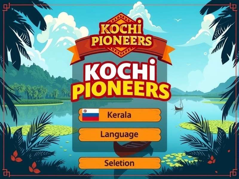 Kochi Pioneers game artwork featuring Kerala backwaters